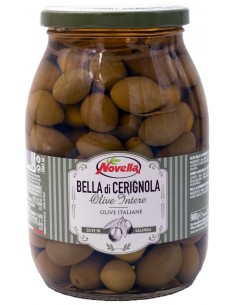 Olives Vertes Géantes d'Italie Bella Di Cerignola 600gr Novella