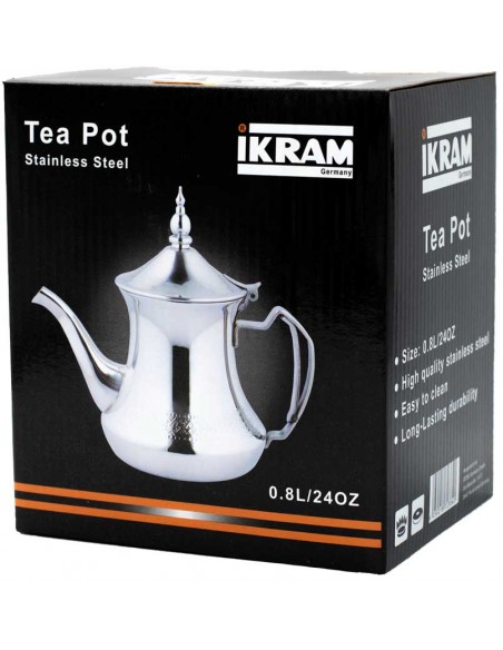 Théière Marocaine (Pour thé Menthe) 0,8L Ikram