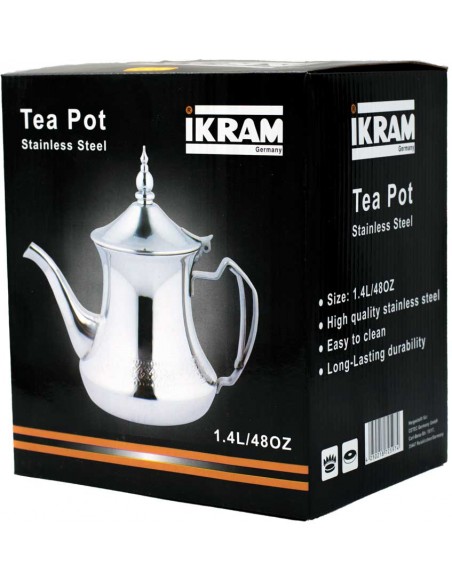 Théière Marocaine (Pour thé Menthe) 1,4L Ikram
