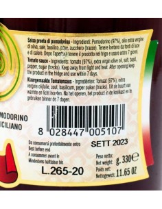 Sauce Tomate Cerise Sicilienne 330g – La Mia Salsa 🍅🇮🇹 2