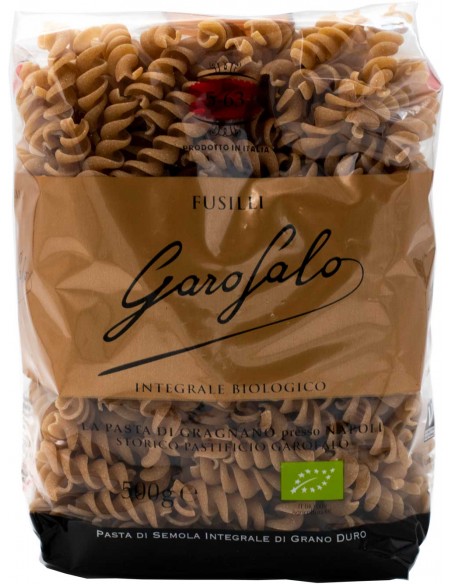Pâtes Fusilli Intégrale Biologique 500gr Garofalo