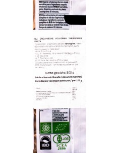 Pâtes Penne Rigatte Intégrale & Biologique 500gr Delverde 2