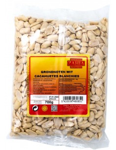 Cacahuetes blanches nature sans sel 600gr Zahia