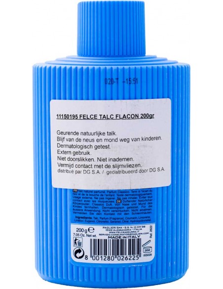 Talc Felce Azzurra Original italien 200gr