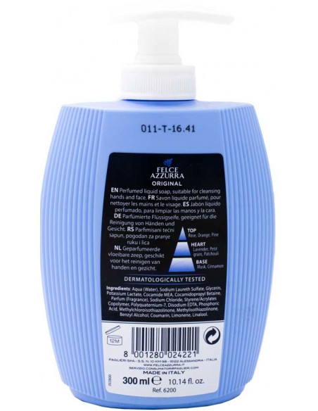 Savon Main Original Felce Azzurra 300ml