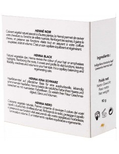 Hénné Naturel Noir (Coloration 100% plante) pour cheveux 90gr HenneDrog 2