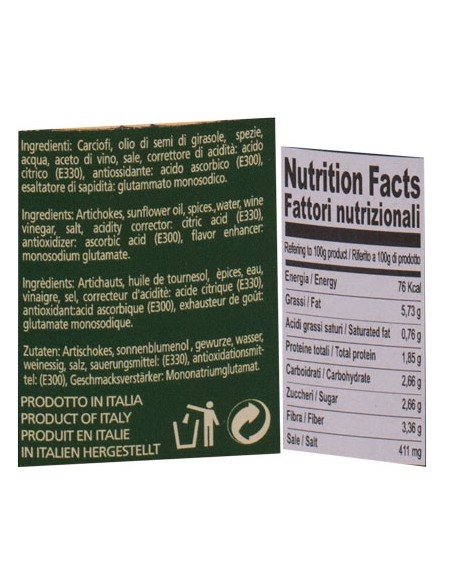 Artichauts Grillés à l’Huile 1062ml – Italcarciofi 🇮🇹