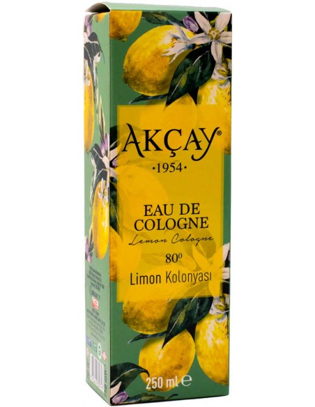 Eau de Cologne Citron 80° 250ml Akçay