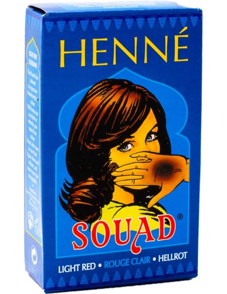 Hénné Naturel  Rouge Clair (Coloration 100% plante) pour cheveux 90gr