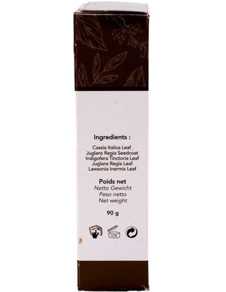 Hénné Naturel Chataîn (Coloration 100% plante) pour cheveux 90gr HenneDrog