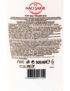 Shampoing Olive 500ml HaciSakir 2
