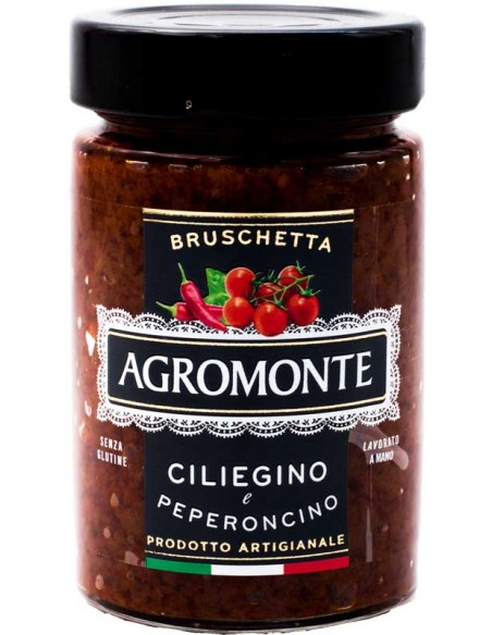 Bruschetta de Tomate Cerise Pimentée 200gr Agromonte