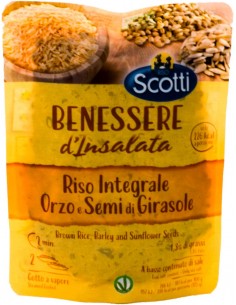 Riz Complet, Orge et Graine de Tournesol 250gr Scotti