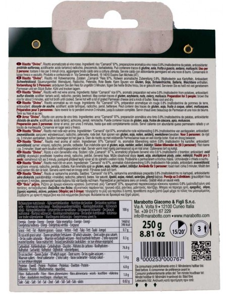 Risotto Divino 250gr Marabotto